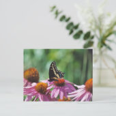 Briefkaart van vlinder (Staand voorkant)