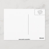 Briefkaart van vlinder (Achterkant)