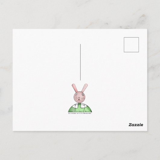 Briefkaart van vlinder (Achterkant)