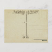 Briefkaart van vlinder (Achterkant)