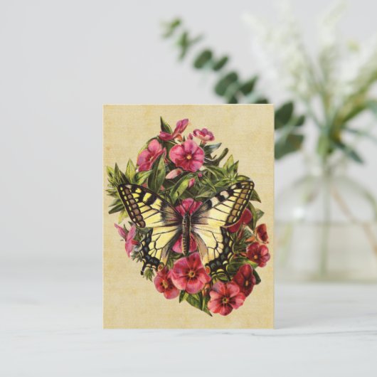  Briefkaart van vlinder (Staand voorkant)