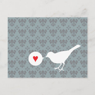 Briefkaart van vogelpest in Love