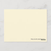 Briefkaart van vogelpest, vogelpest en Vloeibare c (Achterkant)