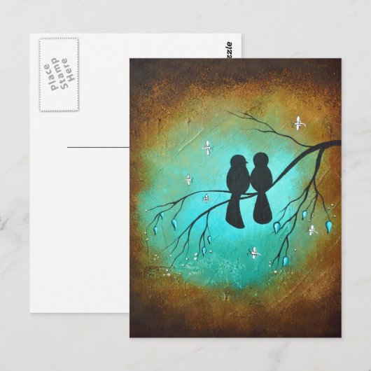 Briefkaart van vogels (Voorkant / Achterkant)