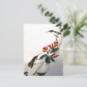 Briefkaart van vogels (Staand voorkant)