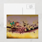 Briefkaart van voorjaarsexplosie (Voorkant / Achterkant)