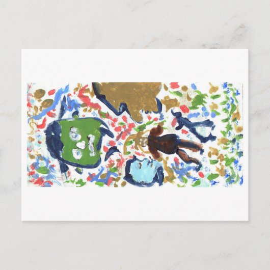 Briefkaart van vreemde mensen (Voorkant)