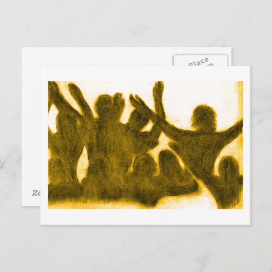 Briefkaart van vreugde (Voorkant / Achterkant)