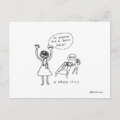 briefkaart van vroedvrouw (Voorkant)