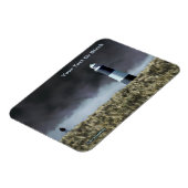 Briefkaart van vuurtoren met scheurpunt magneet (Linkerzijde)