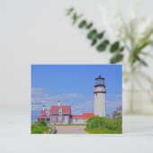 Briefkaart van vuurtoren van de Kaapverdische Zee (Staand voorkant)