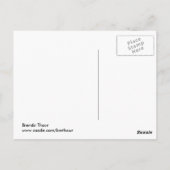 Briefkaart van vuurtoren voor schuitpunten (Achterkant)