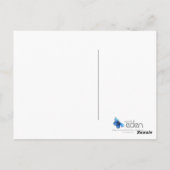 Briefkaart van vuurtoren voor witte waterverf (Achterkant)