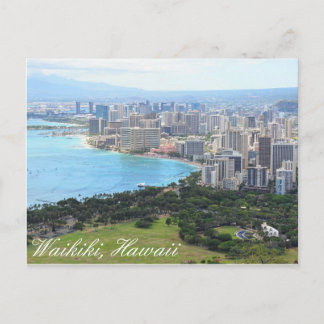 Briefkaart van Waikiki