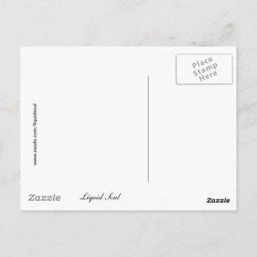 Briefkaart van walvishaai (Achterkant)