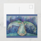 briefkaart van walvisstaart (Voorkant / Achterkant)