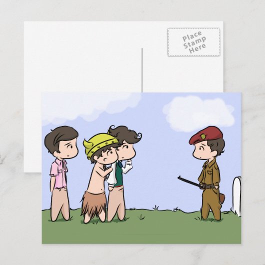 Briefkaart van Wandering Tinies (Voorkant / Achterkant)