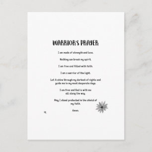 BRIEFKAART VAN WARRIOR