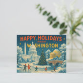 BRIEFKAART VAN WASHINGTON (Staand voorkant)