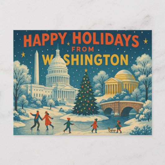 BRIEFKAART VAN WASHINGTON (Voorkant)