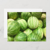 Briefkaart van watermeloenen (Voorkant / Achterkant)