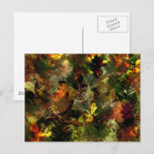 Briefkaart van Waterverf met alle bladeren (Voorkant / Achterkant)