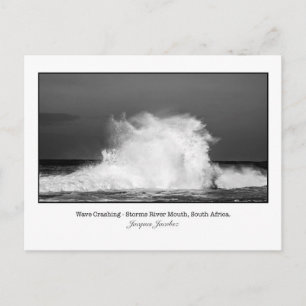 Briefkaart van Wave Crashing