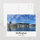 Briefkaart van Wellington, Nieuw-Zeeland (Voorkant / Achterkant)