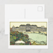  Briefkaart van Wenen Belvedere (Voorkant / Achterkant)