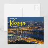 Briefkaart van Wenen en Oostenrijk (Voorkant / Achterkant)