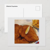 Briefkaart van Wenen-Schnitzel (Voorkant / Achterkant)