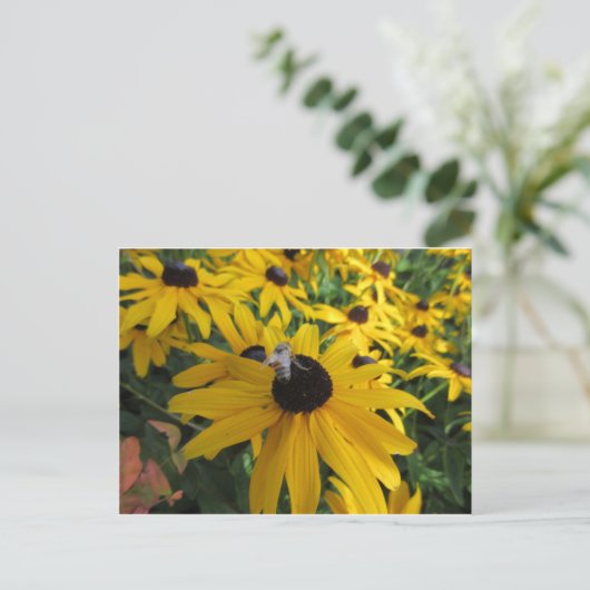 Briefkaart van werkbijen (Staand voorkant)