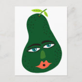 Briefkaart van Whimsical Avocado (Voorkant)