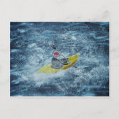 Briefkaart van Whitewater kayaking (Voorkant)