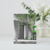 Briefkaart van wijndeuren (Staand voorkant)