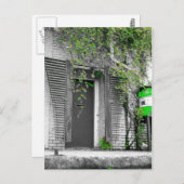 Briefkaart van wijndeuren (Voorkant / Achterkant)