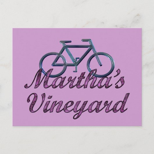 Briefkaart van wijnstokfietsen (Voorkant)