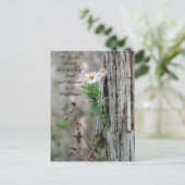 Briefkaart van wilde bloemen (Staand voorkant)