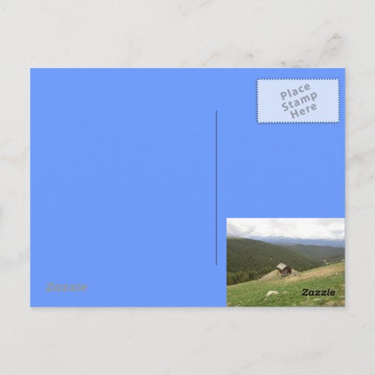 Briefkaart van wilde dieren van Colorado (Achterkant)