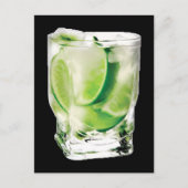 Briefkaart van wodka-Limoen (Voorkant)