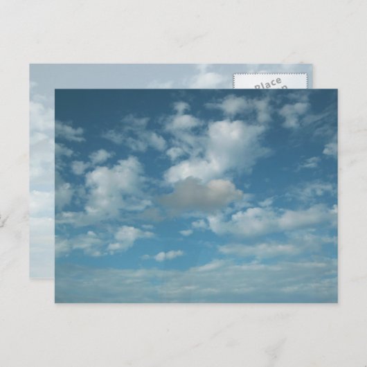 briefkaart van wolken (Voorkant / Achterkant)
