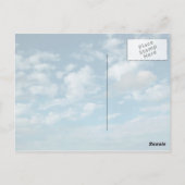 briefkaart van wolken (Achterkant)