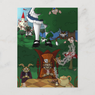 Briefkaart van Wonderland
