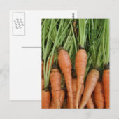 Briefkaart van wortelen (Voorkant / Achterkant)