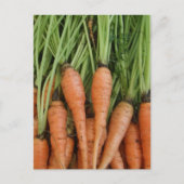 Briefkaart van wortelen (Voorkant)
