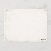 Briefkaart van WWII met American Red Cross Print (Achterkant)