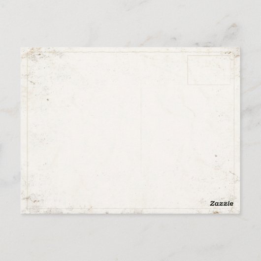 Briefkaart van WWII met American Red Cross Print (Achterkant)