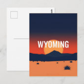  Briefkaart van Wyoming (Voorkant / Achterkant)