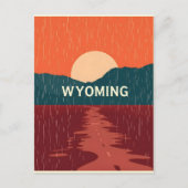  Briefkaart van Wyoming (Voorkant)