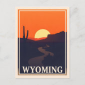  Briefkaart van Wyoming (Voorkant)